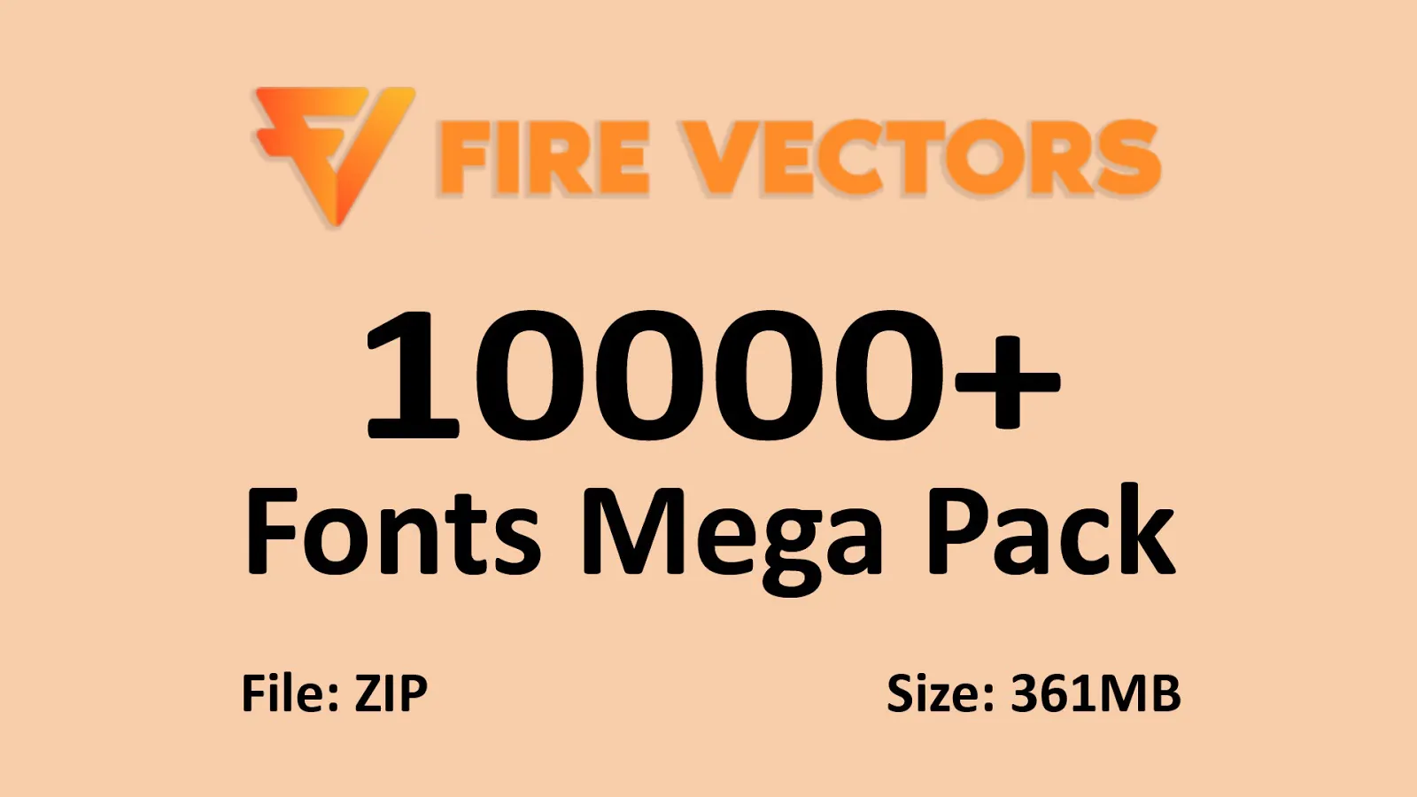 10,000 Fonts Pack Free Download V.1